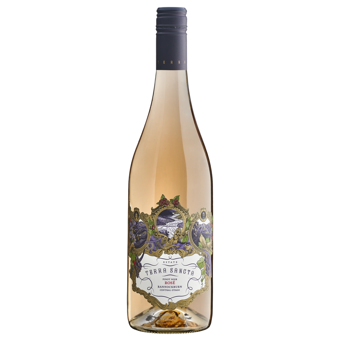 A bottle of 2024 Terra Sancta Estate Rose (100% Pinot Noir) 750ml Rose Wine