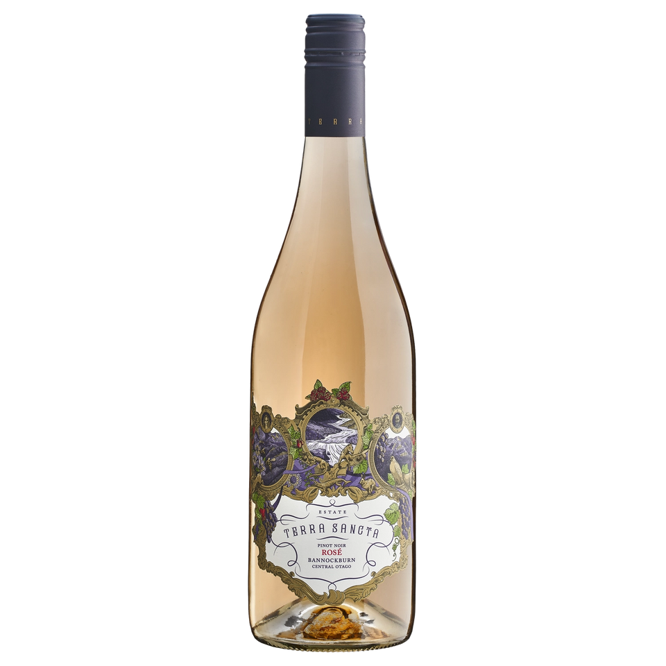 A bottle of 2024 Terra Sancta Estate Rose (100% Pinot Noir) 750ml Rose Wine