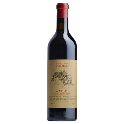 A bottle of 2023 Lambert Nebbiolo 750ml Red Wine