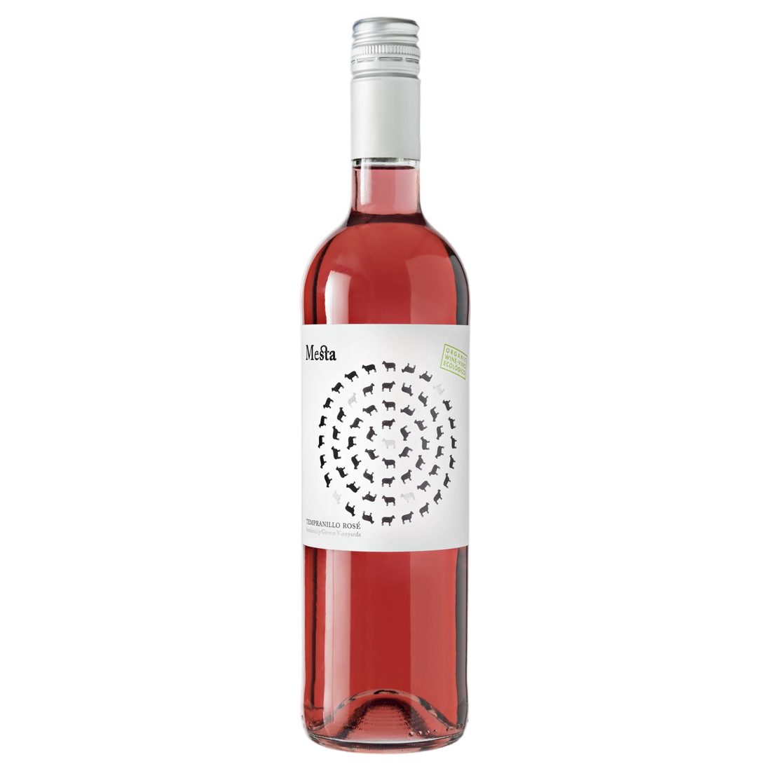 A bottle of 2024 Mesta Tempranillo Rosado 750ml Rose Wine