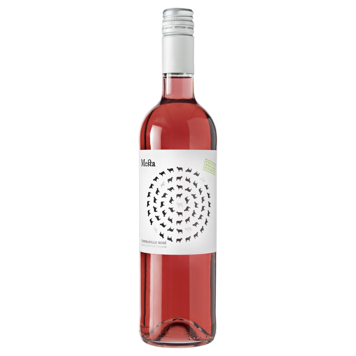 A bottle of 2024 Mesta Tempranillo Rosado 750ml Rose Wine