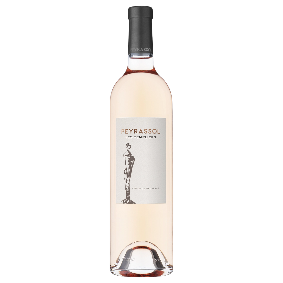 A bottle of 2023 Peyrassol Les Templiers Rose Cotes de Provence 750ml Rose Wine