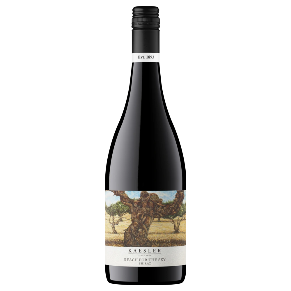 A bottle of 2022 Kaesler Reach for the Sky Shiraz 750ml Red Wine
