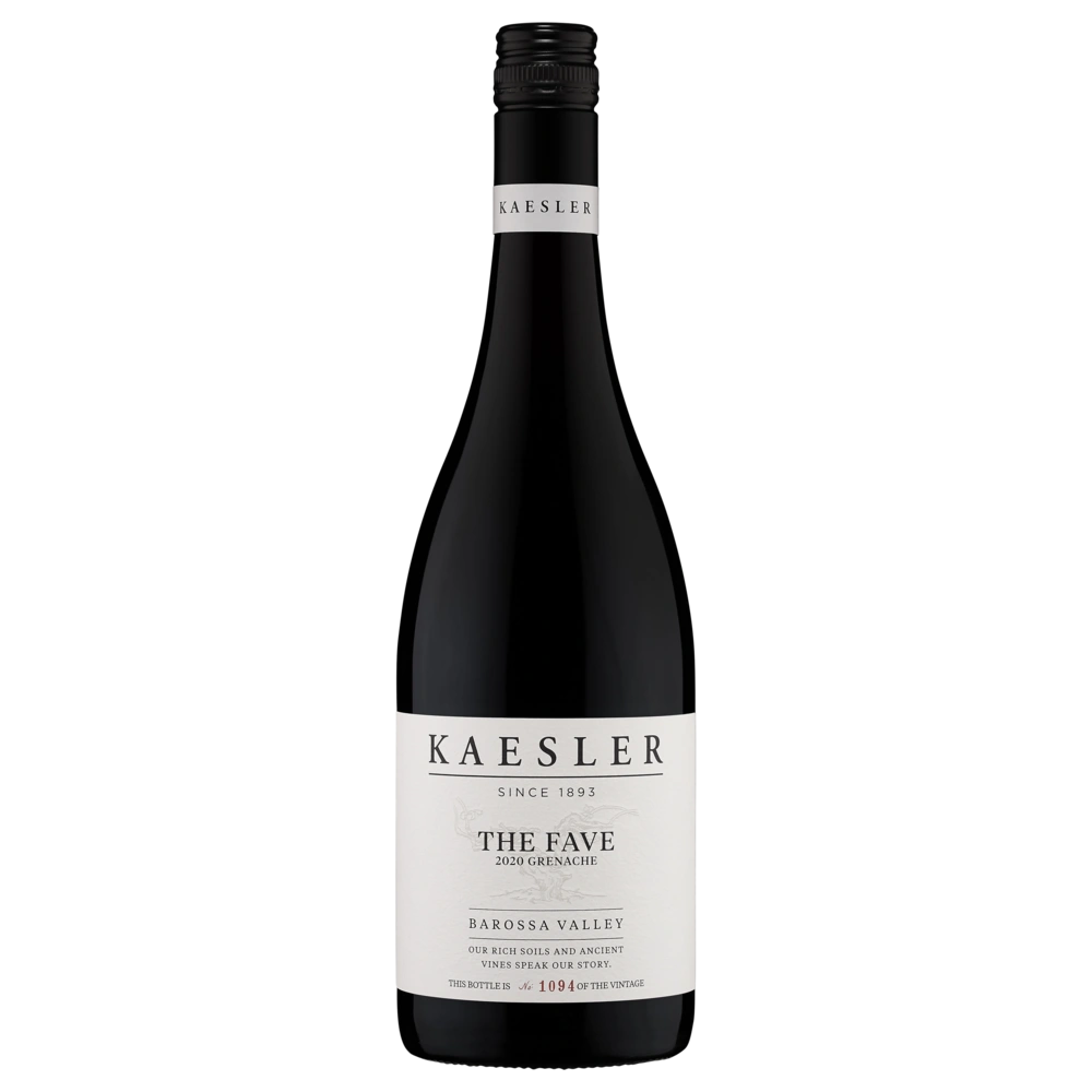 A bottle of 2022 Kaesler The Fave' Grenache 750ml Red Wine