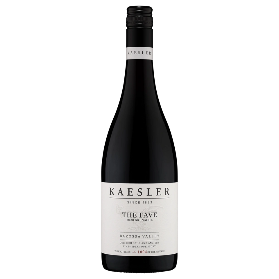 A bottle of 2022 Kaesler The Fave' Grenache 750ml Red Wine