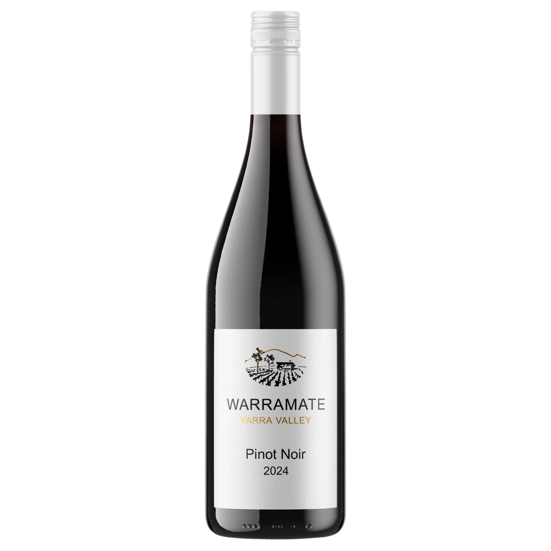 A bottle of 2024 Warramate Pinot Noir 750ml Red Wine