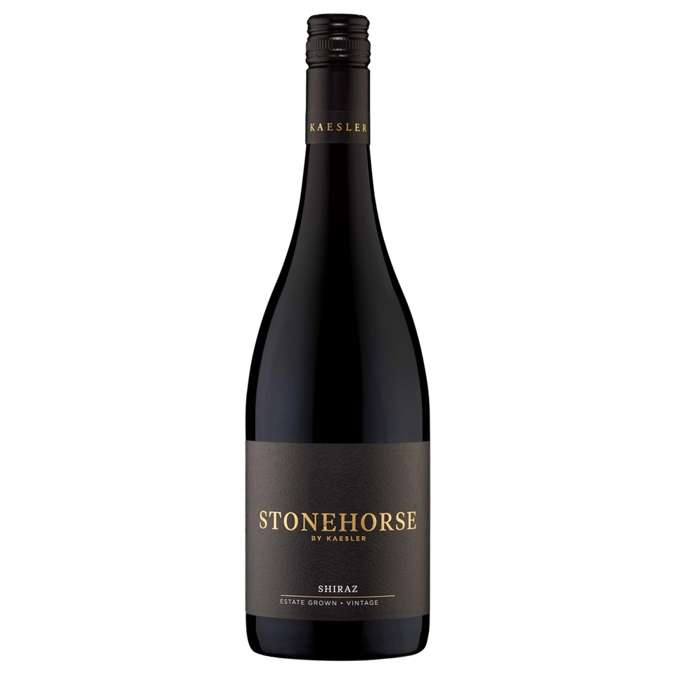 A bottle of 2022 Kaesler Stonehorse Shiraz 750ml Red Wine
