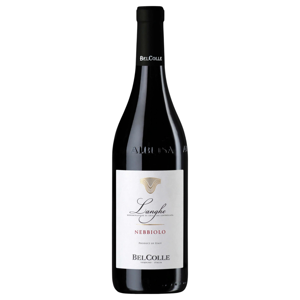 A bottle of 2024 Bel Colle Langhe Nebbiolo DOC 750ml Red Wine