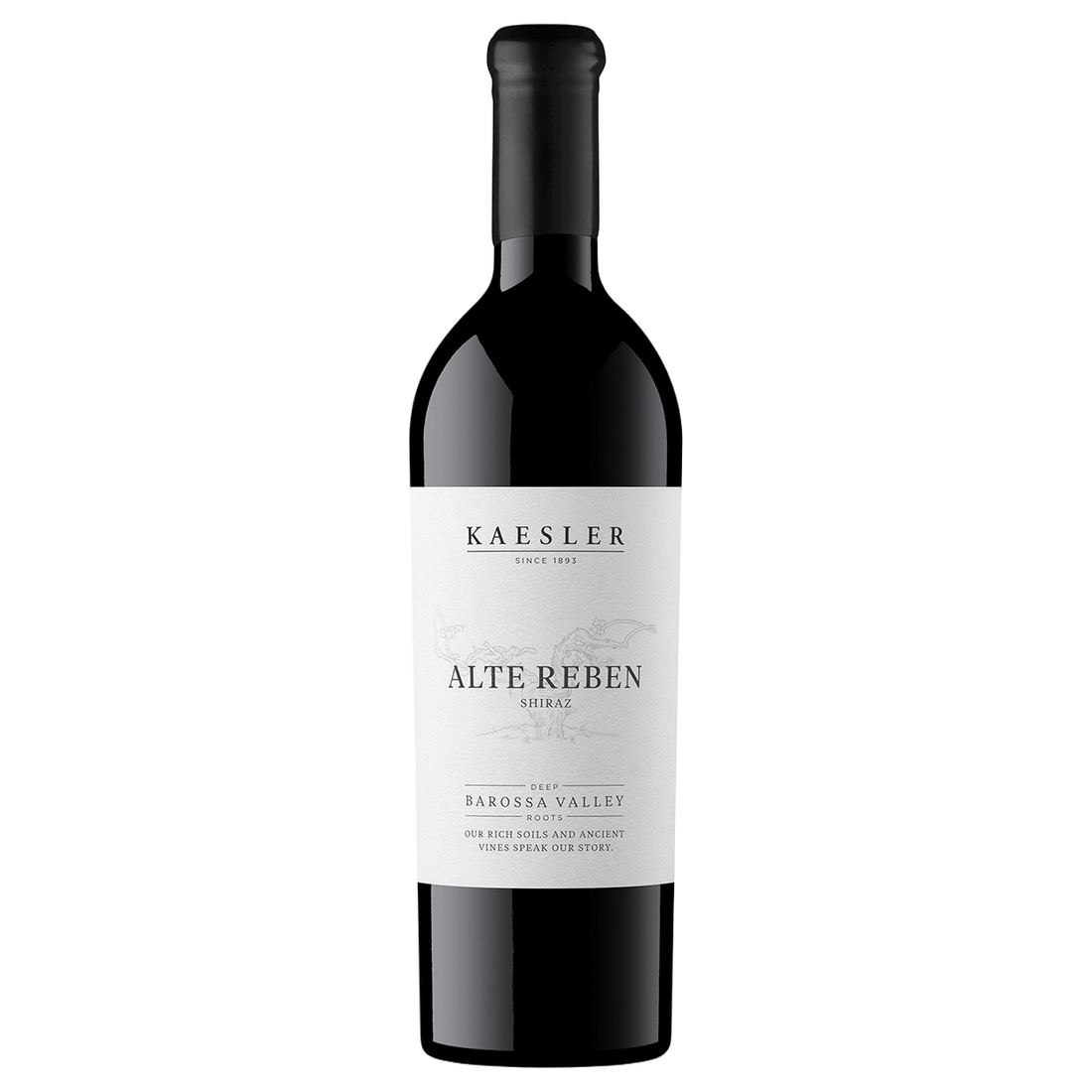 A bottle of 2021 Kaesler Alte Reben Shiraz 750ml Red Wine