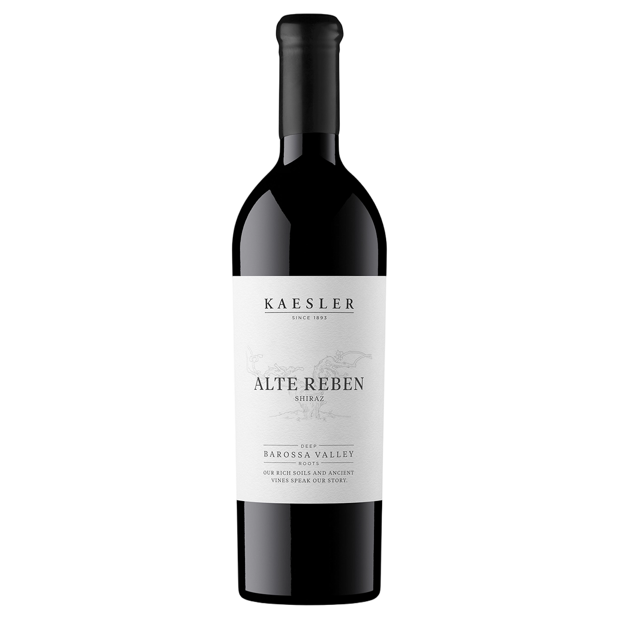 A bottle of 2021 Kaesler Alte Reben Shiraz 750ml Red Wine