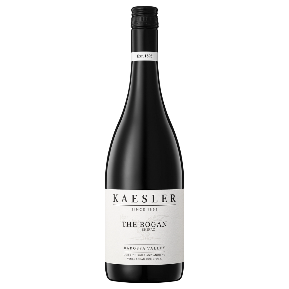 A bottle of 2022 Kaesler The Bogan Shiraz 750ml Red Wine