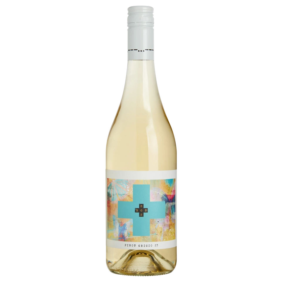 A bottle of 2024 Save Our Souls Pinot Grigio 750ml White Wine