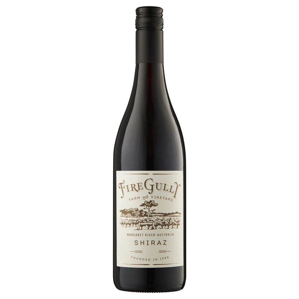 A bottle of Fire Gully Margaret River Shiraz 2023 750ml Red Wine