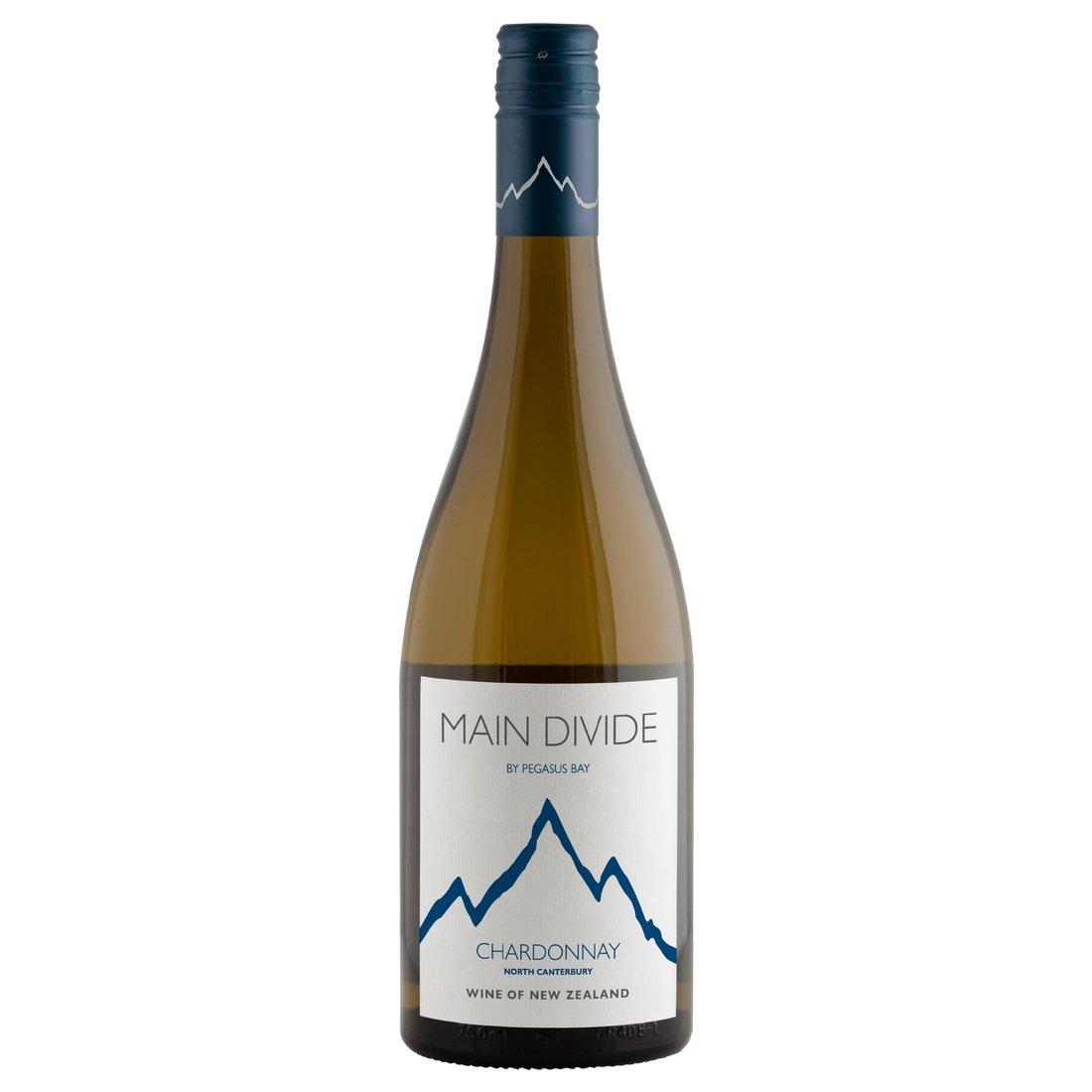 A bottle of Main Divide Chardonnay 2024 750ml White Wine