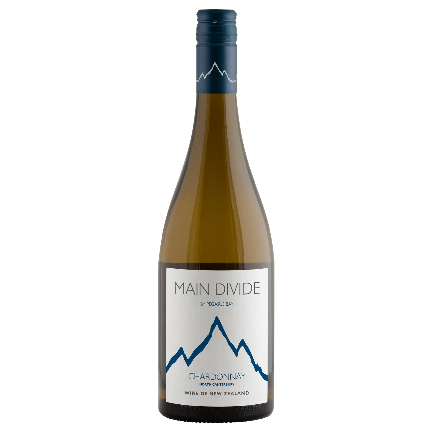 A bottle of Main Divide Chardonnay 2024 750ml White Wine