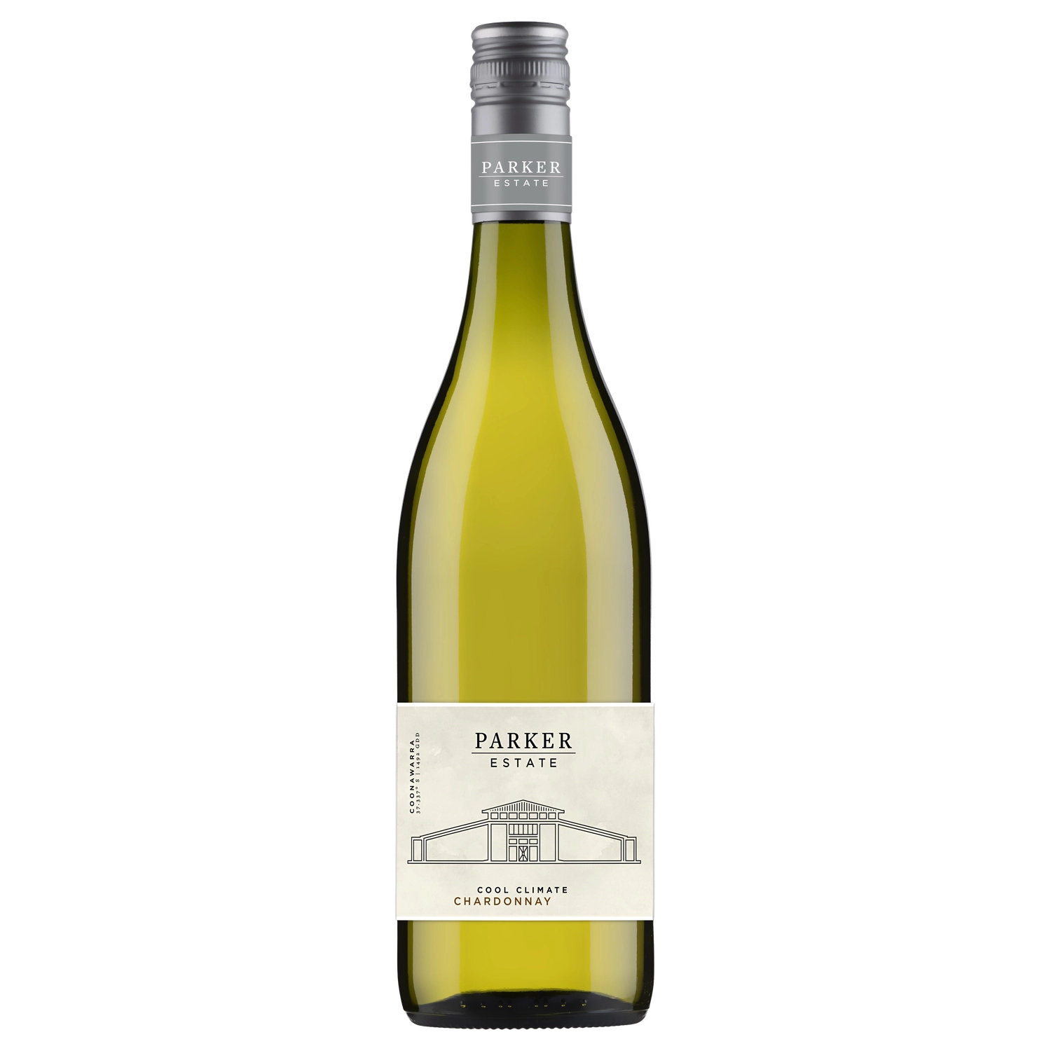 A bottle of Parker Estate Cool Climate Chardonnay 2024 750ml White Wine