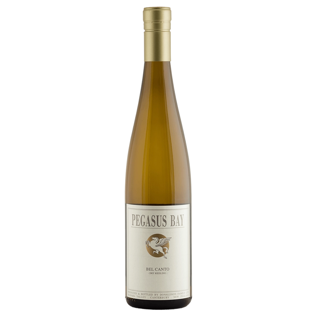 A bottle of 2024 Pegasus Bay Bel Canto Dry Riesling 750ml White Wine