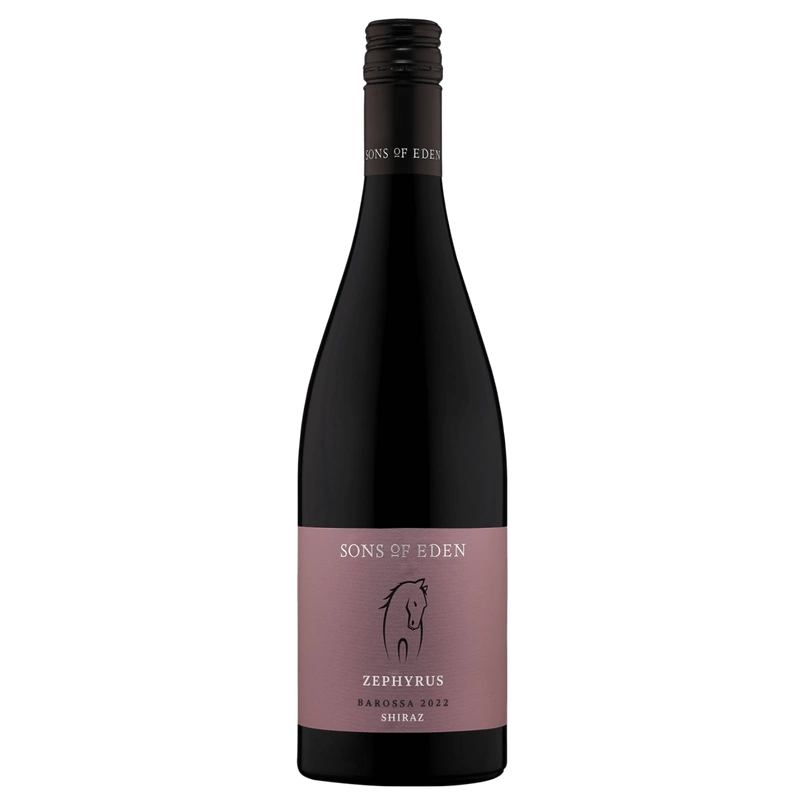 A bottle of Sons Of Eden Zephyrus Shiraz 2022 750ml Red Wine