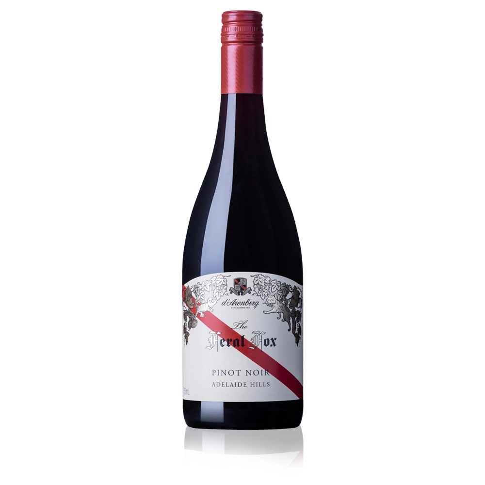 A bottle of 2023 d’Arenberg The Feral Fox Pinot Noir 750ml Red Wine
