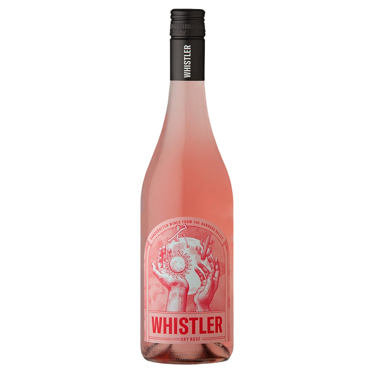 A bottle of 2025 Whistler Dry As A Bone Rose 750ml Rose Wine