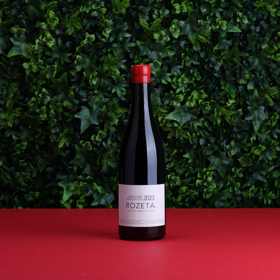 A bottle of Maxime Magnon Corbieres Rouge Rozeta 2023 750ml Red Wine