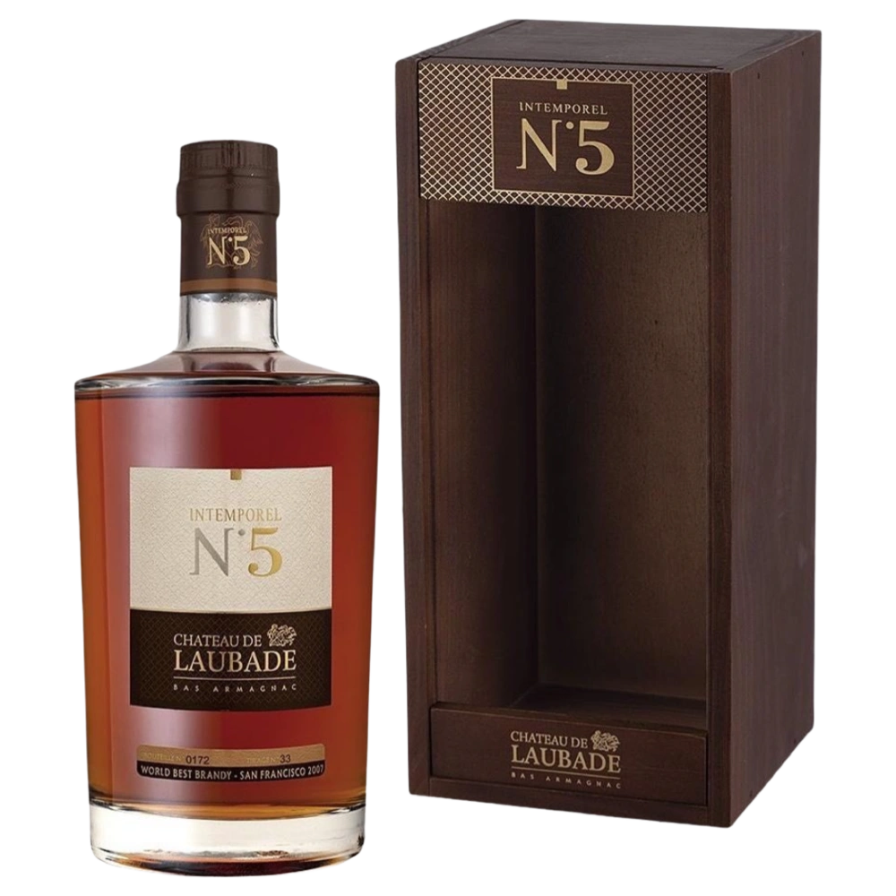 A bottle of Chateau de Laubade Bas Armagnac Intemporel Nº5 40% 700ml