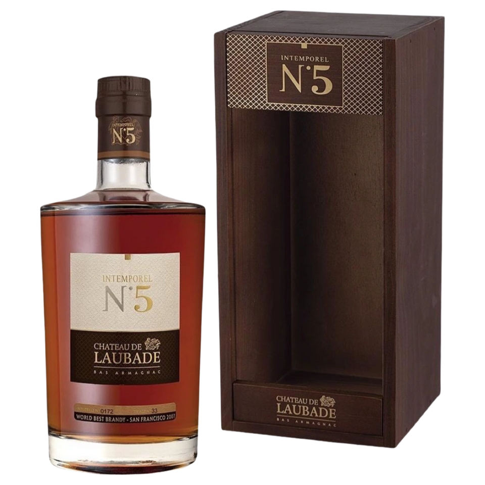A bottle of Chateau de Laubade Bas Armagnac Intemporel Nº5 40% 700ml