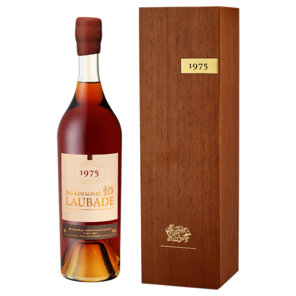 A bottle of 1975 Chateau de Laubade Bas Armagnac Vintage 40% 700ml