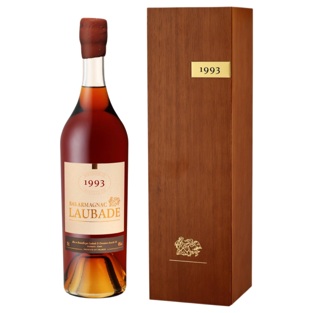 A bottle of 1993 Chateau de Laubade Bas Armagnac Vintage 40% 700ml