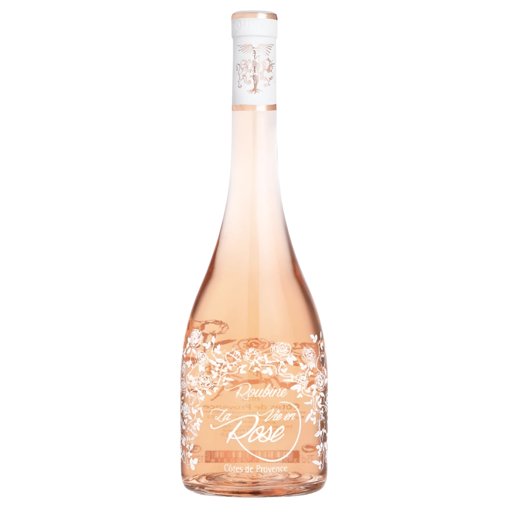 A bottle of 2024 Chateau Roubine La Vie en Rose AOP Cotes de Provence 12.5% 750ml Rose Wine