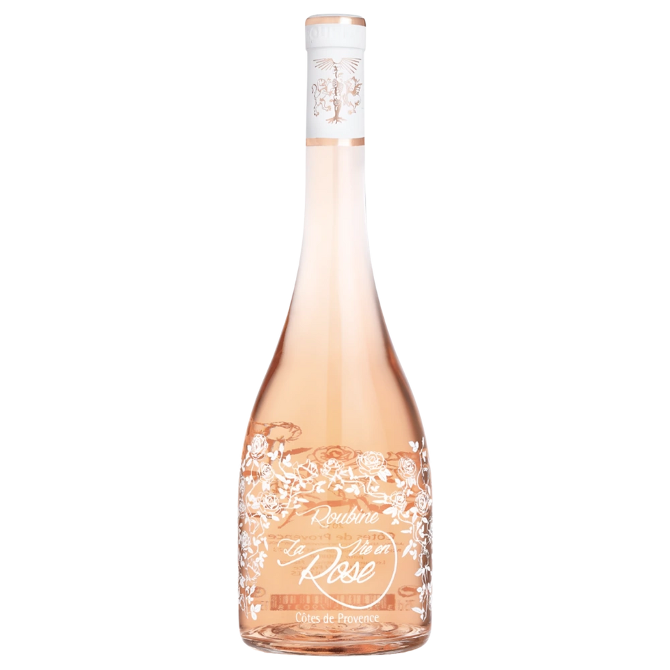 A bottle of 2024 Chateau Roubine La Vie en Rose AOP Cotes de Provence 12.5% 750ml Rose Wine