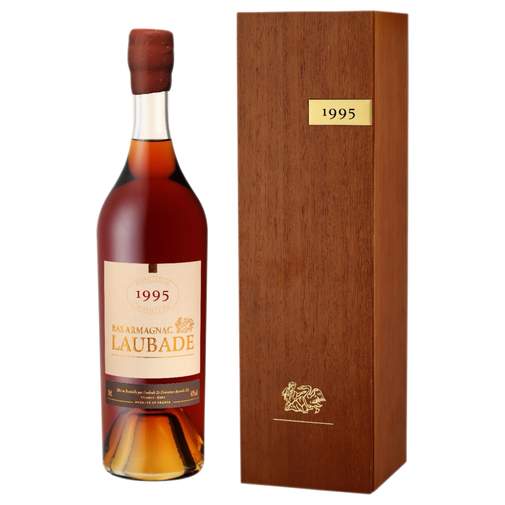 A bottle of 1995 Chateau de Laubade Bas Armagnac Vintage 40% 700ml