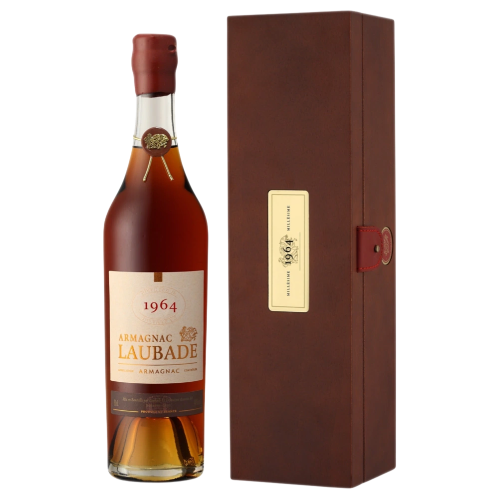 A bottle of 1964 Chateau de Laubade Vintage Bas Armagnac 40% (Limited stock) 500ml