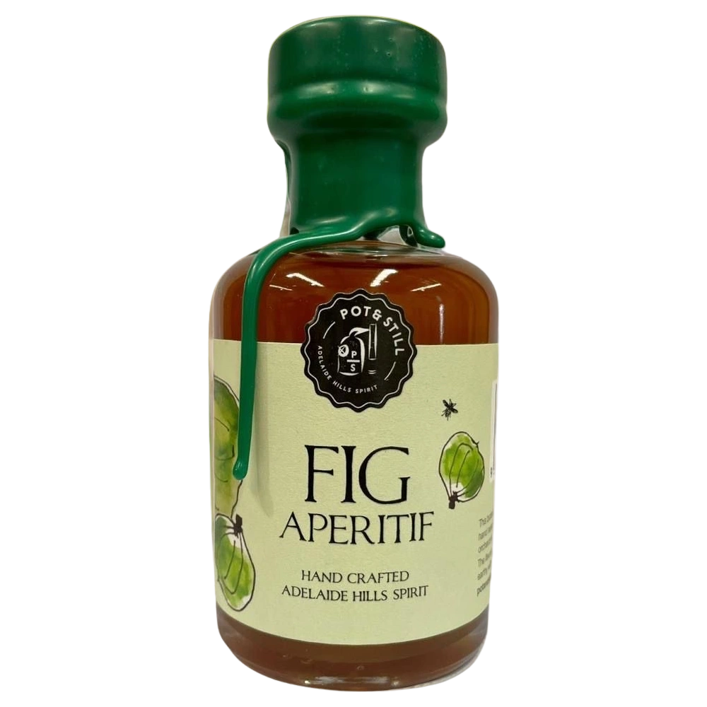A bottle of Pot & Still South Australian Fig Aperitif 17% 200ml