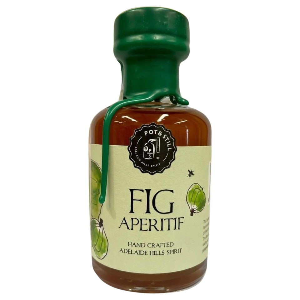 A bottle of Pot & Still South Australian Fig Aperitif 17% 200ml