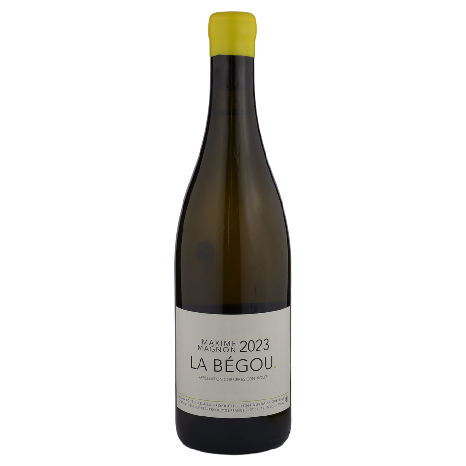 A bottle of Maxime Magnon Corbieres Blanc La Begou 2023 750ml White Wine
