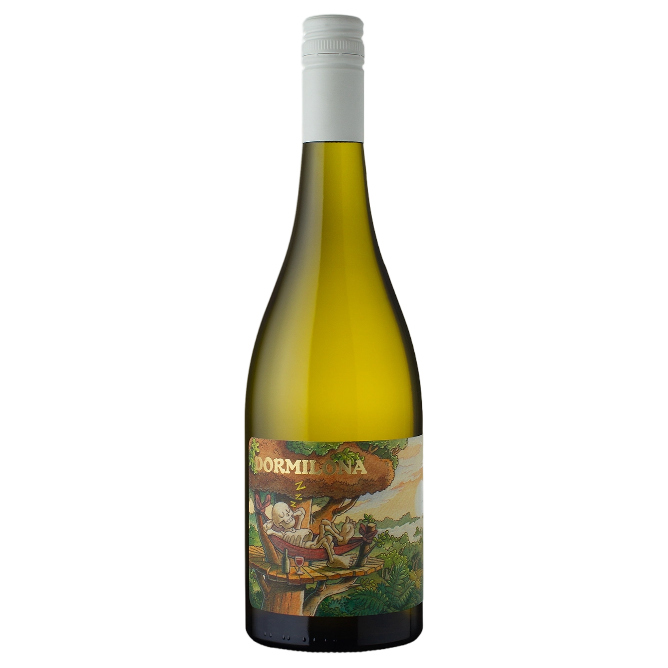 A bottle of 2024 Dormilona Chardonnay 750ml White Wine