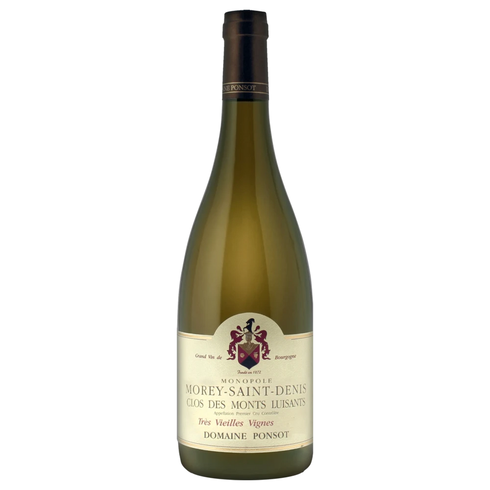 A bottle of 2022 Domaine Ponsot Morey Saint Denis 1er Cru Clos des Monts Luisants Vieilles Vignes Blanc () 1500ml White Wine