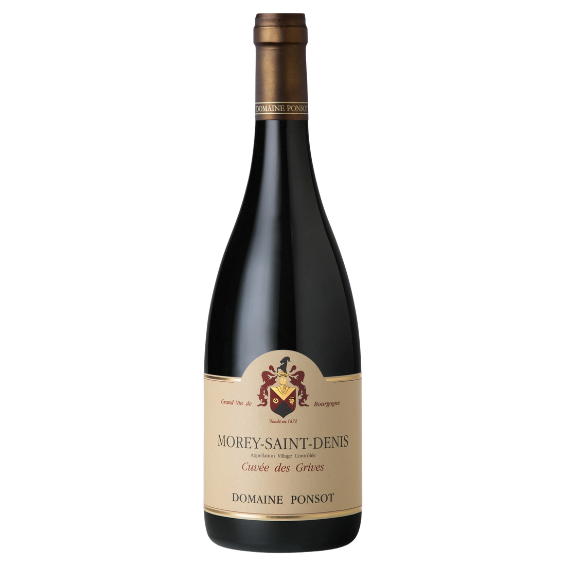 A bottle of 2022 Domaine Ponsot Morey Saint Denis Cuvée des Grives 750ml Red Wine