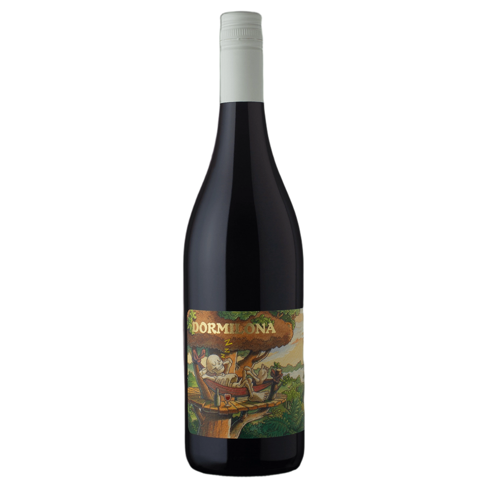 A bottle of 2025 Dormilona Malbec 750ml Red Wine
