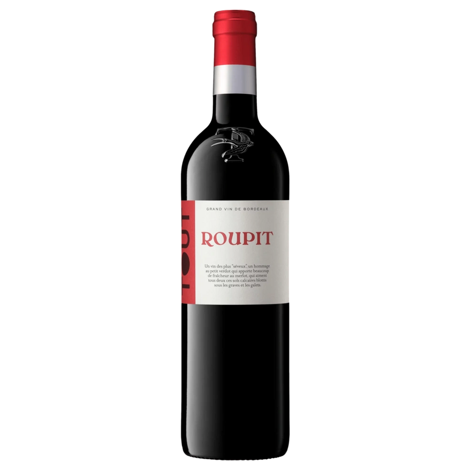A bottle of 2019 Tutiac TOUT Roupit Blaye Côtes de Bordeaux Rouge 13.5% 750ml Rose Wine