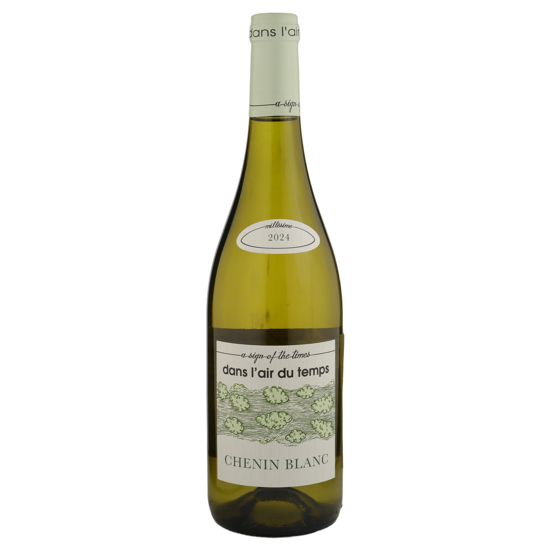 A bottle of 2024 Jeff Carrel Dans l'Air du Temps Chenin Blanc VDF 13% 750ml White Wine