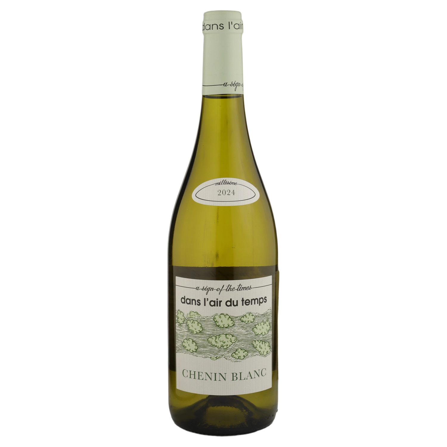 A bottle of 2024 Jeff Carrel Dans l'Air du Temps Chenin Blanc VDF 13% 750ml White Wine