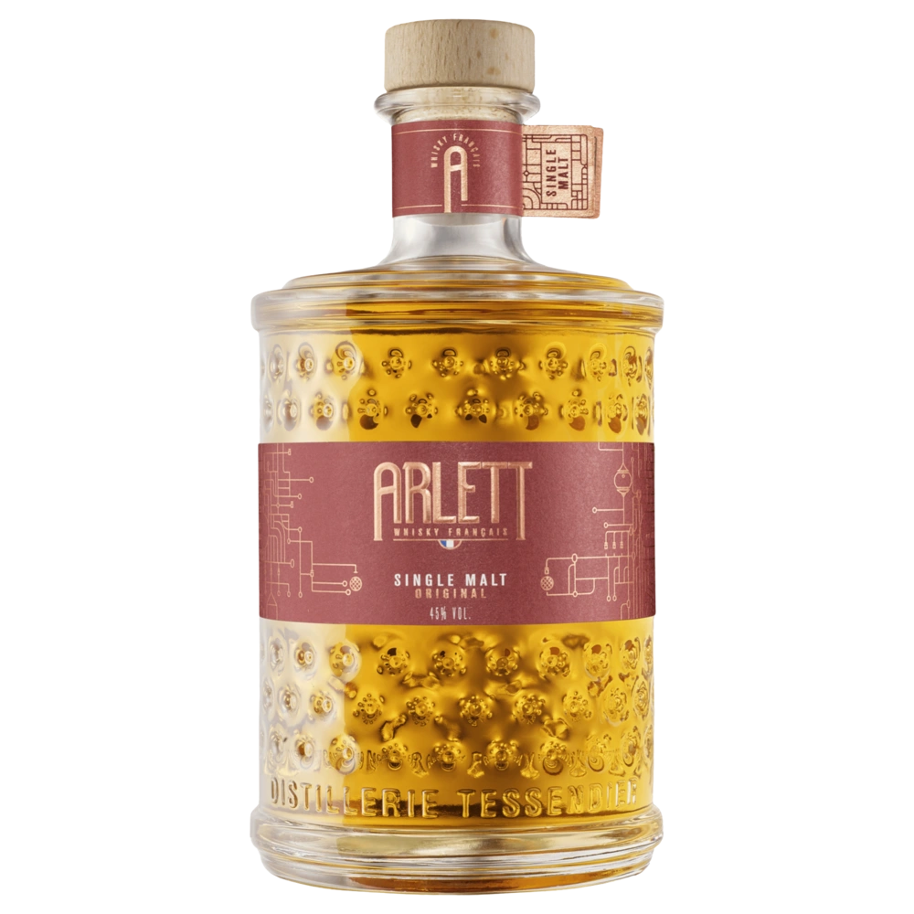 A bottle of ARLETT Single Malt Original Whisky 45% 700ml
