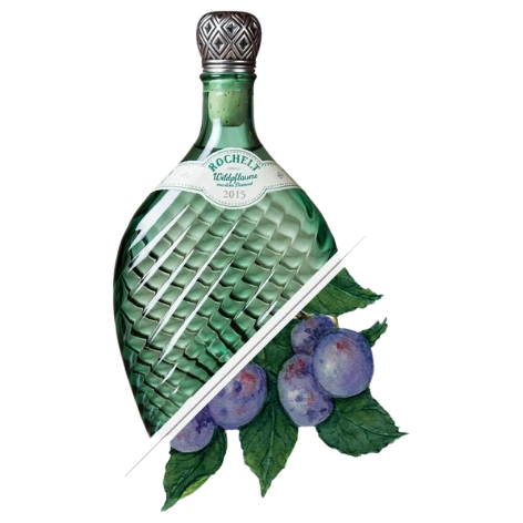 A bottle of 2015 Rochelt Wild Plum from Piedmont vintage 50% 350ml