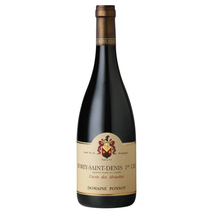 A bottle of 2022 Domaine Ponsot Morey Saint Denis 1er Cru Cuvée des Alouettes 750ml Red Wine