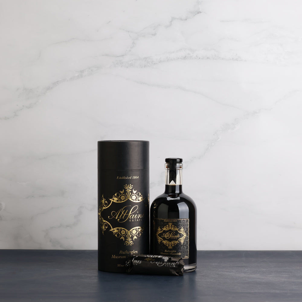 A bottle of NV All Saints Estate Museum Muscadelle 750ml Fortified Wine
