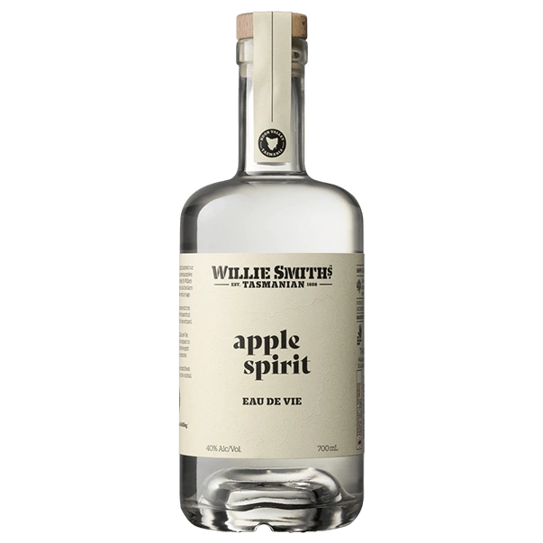A bottle of Willie Smith's Apple Spirit (Eau de Vie) 40% 700ml