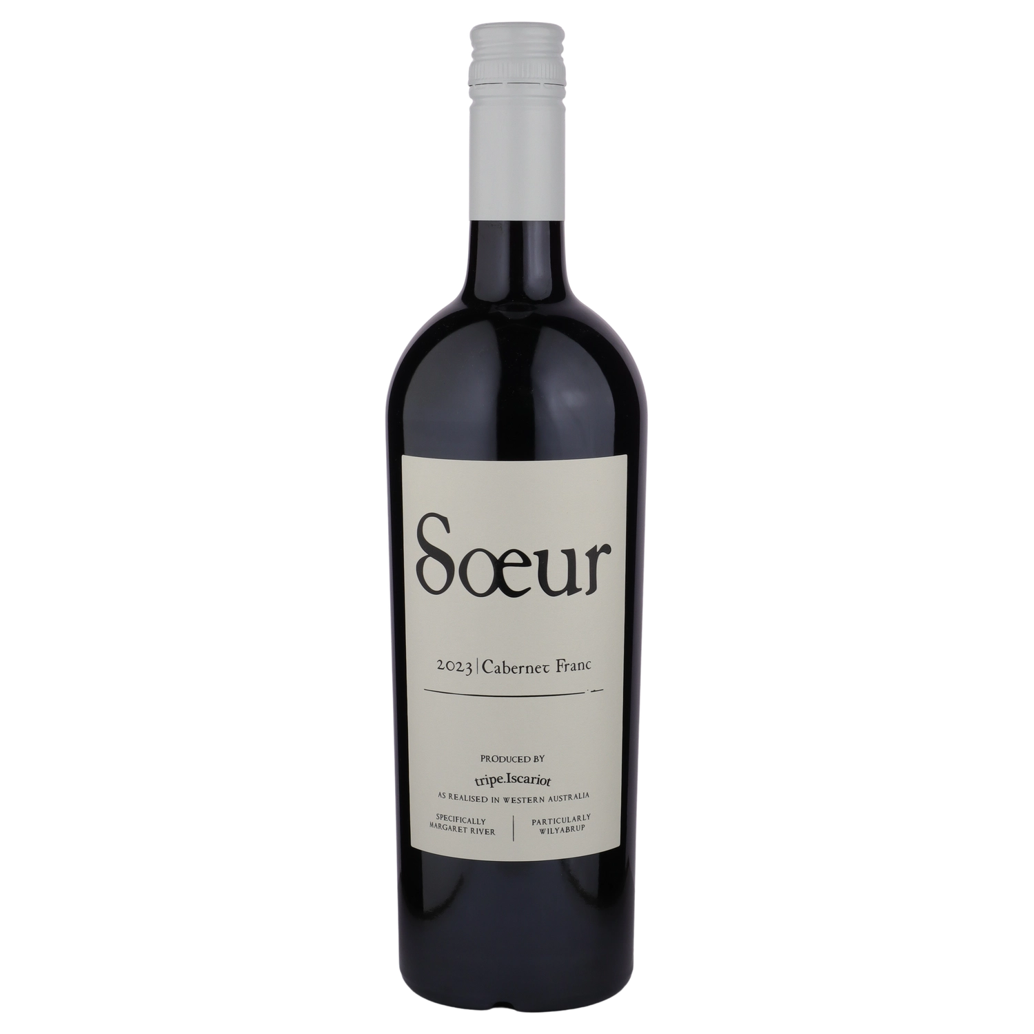 A bottle of tripe.Iscariot Soeur Cabernet Franc 2023 750ml Red Wine