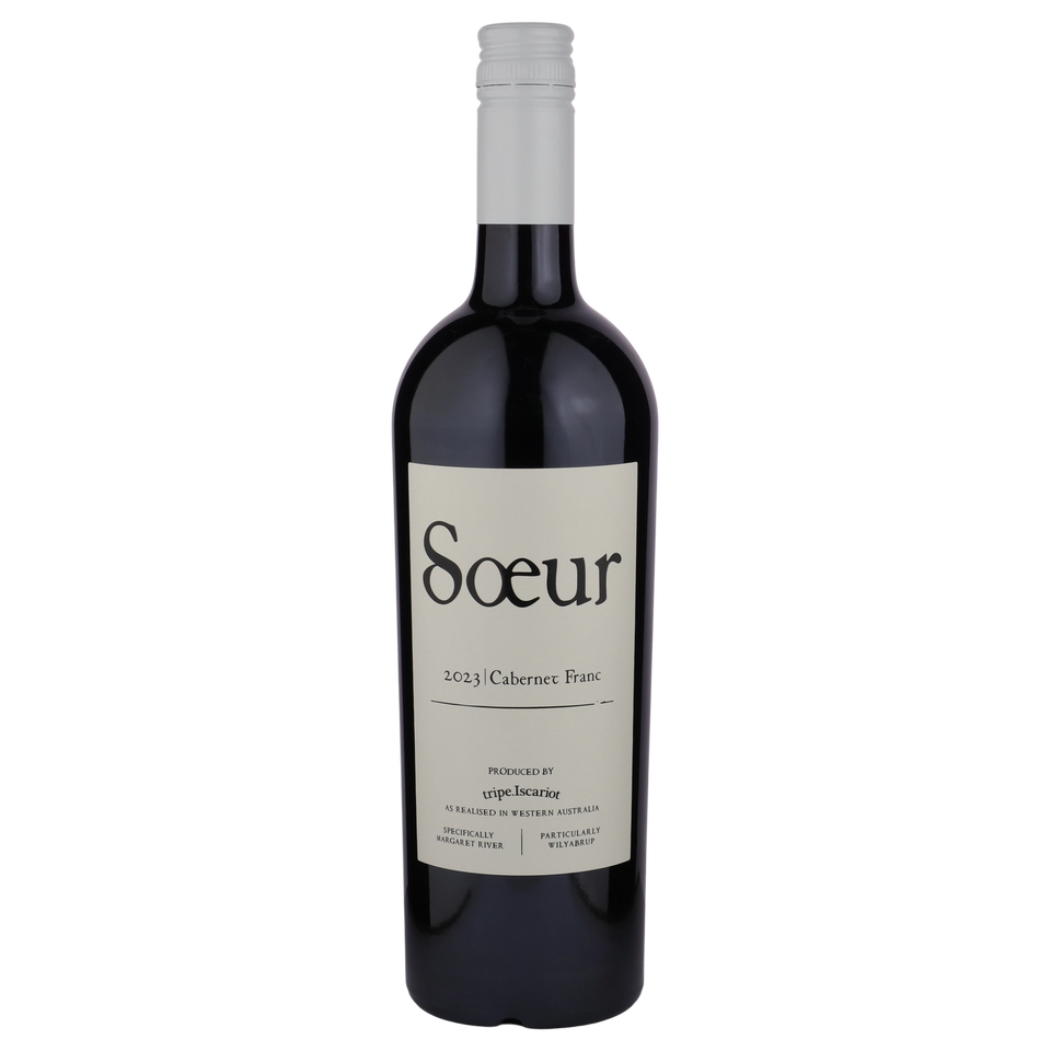 A bottle of tripe.Iscariot Soeur Cabernet Franc 2023 750ml Red Wine